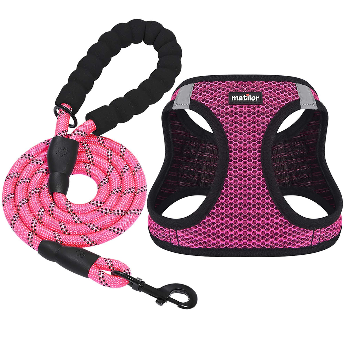Arnés Matilor para perro con malla de aire transpirable, ideal para paseos diarios.