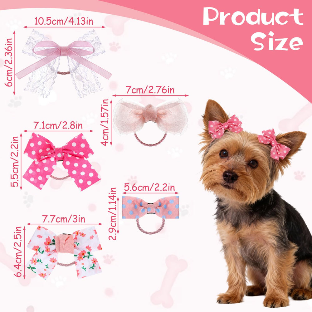 Matwsec Lazo para perro, caniche y Maltés, rosa suave para paseos diarios.