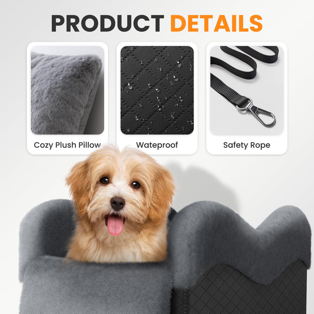 Confort y seguridad en viajes: asiento móvil de lujo para perros de Mavora Max.