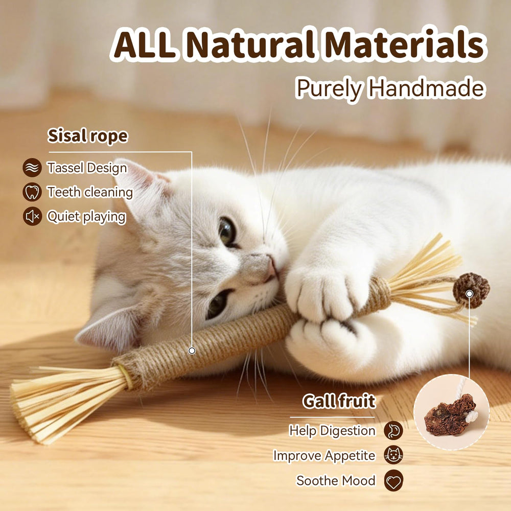 MAXTOOA cuerda masticar para gato de 60 cm facilita juego y masticación