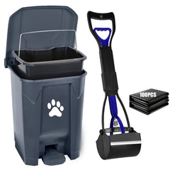 mayayaday caja-basura-perro-externa-tapa ayuda a mantener la zona exterior limpia