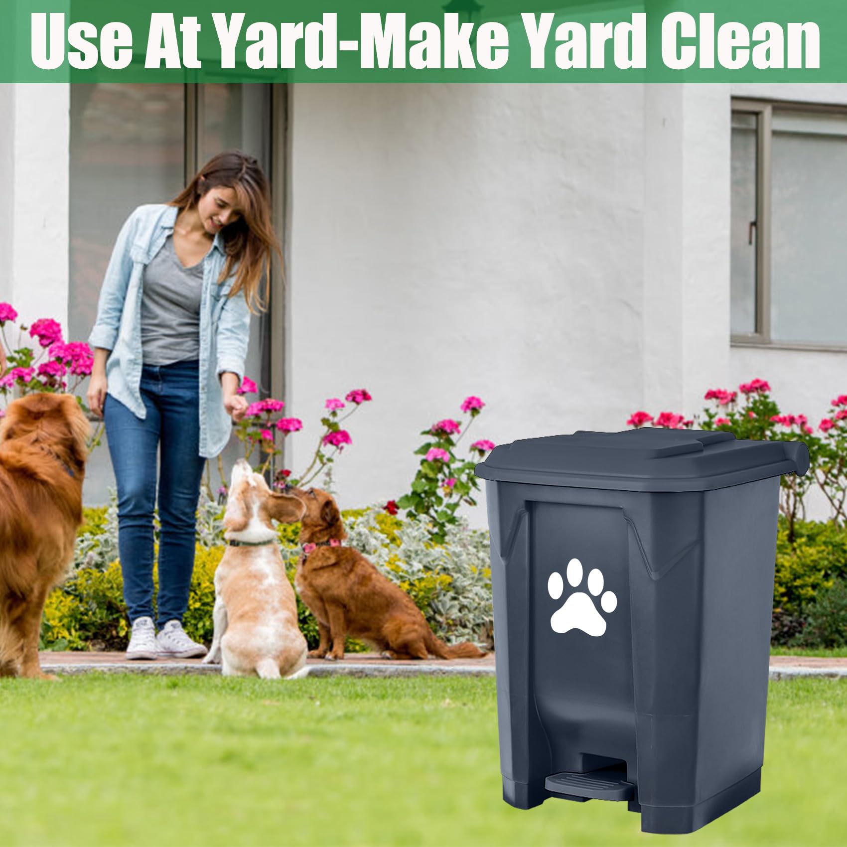 mayayaday capacidad-desechos-20litros ideal para una semana de residuos caninos
