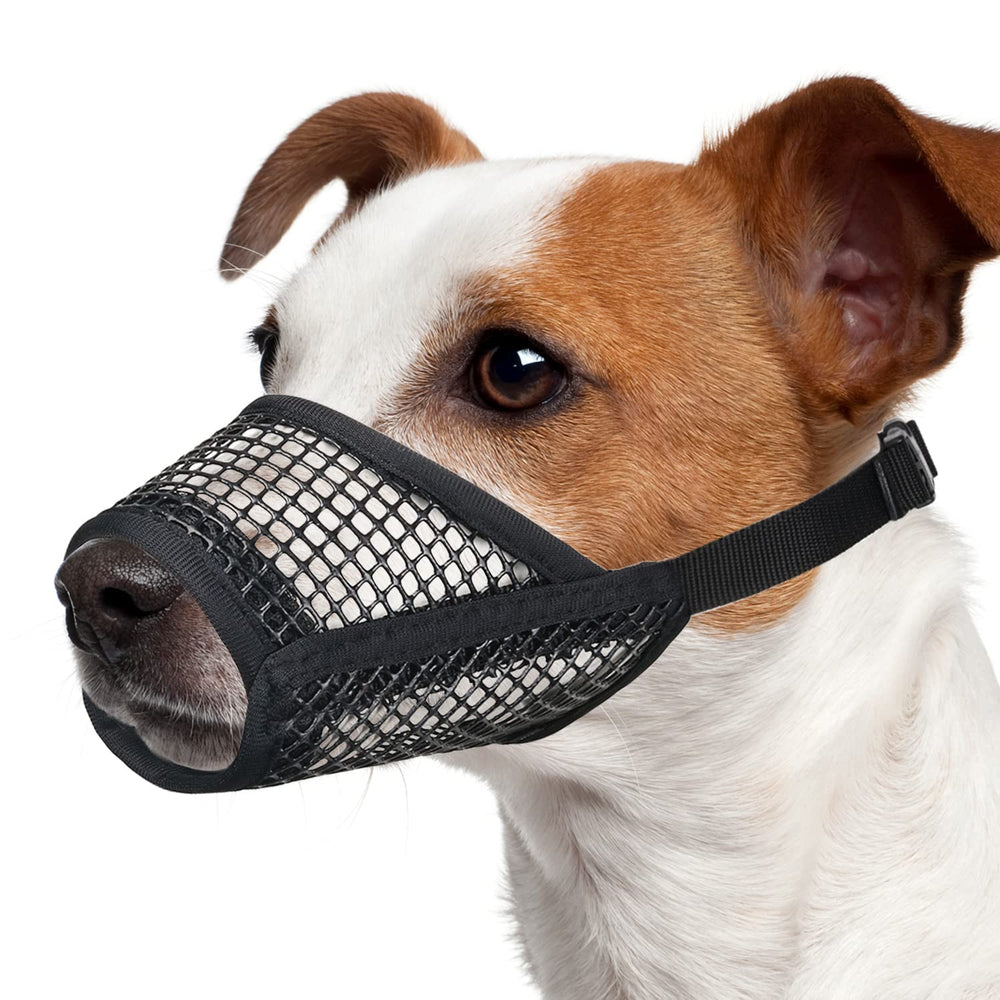 Bozal Mayerzon de malla suave, ventilado para paseos cómodos.