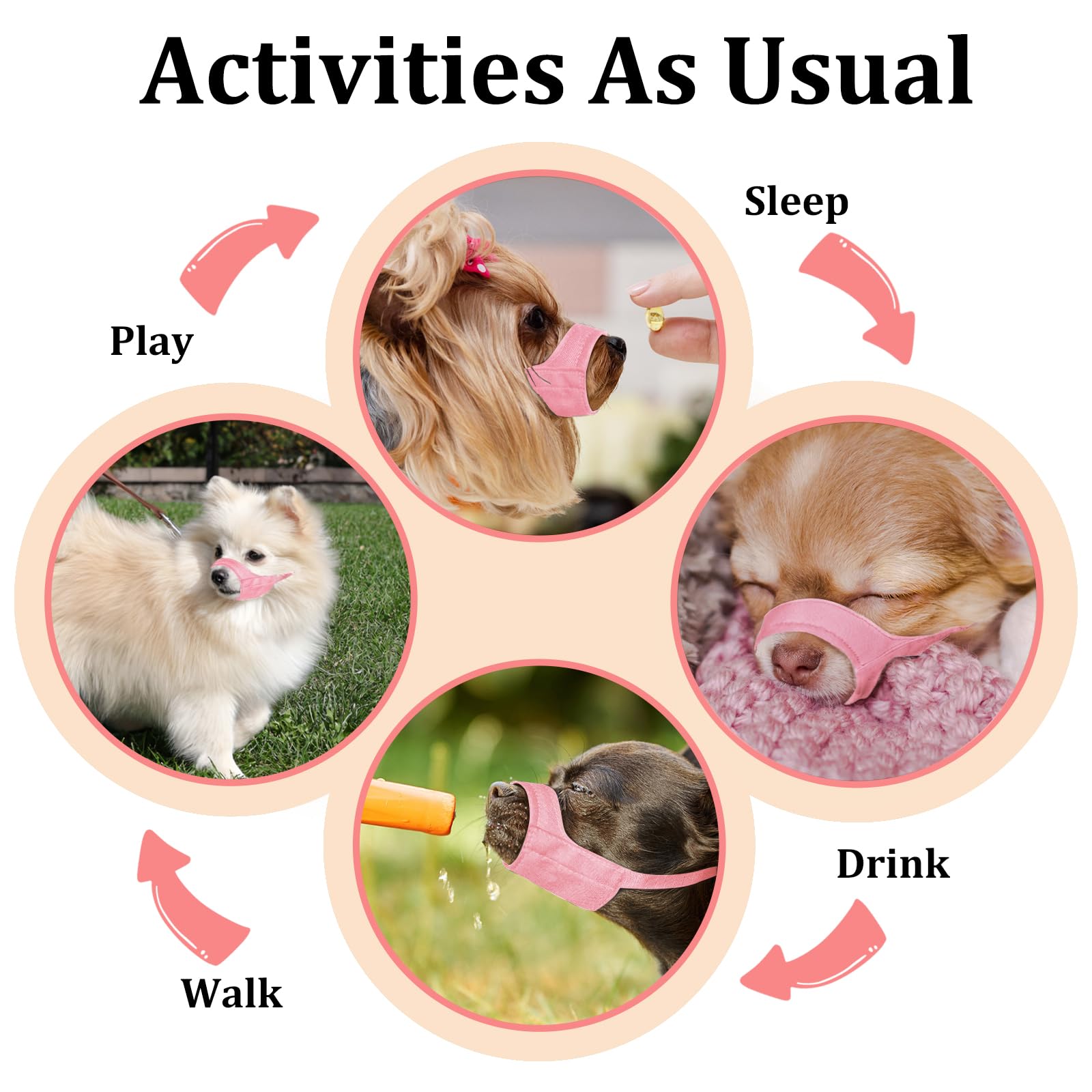 Bozal Mayerzon uso multifuncional; ideal para paseo, grooming y visitas