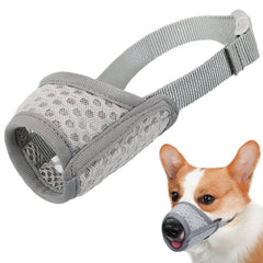 Mordaza Mayerzon de malla suave y ventilada para perros activos.