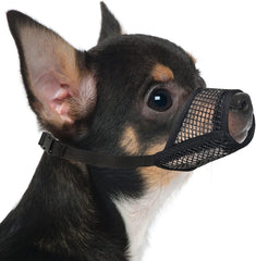 Mayerzon mordaza para perro de malla transpirable, permite respirar con comodidad.