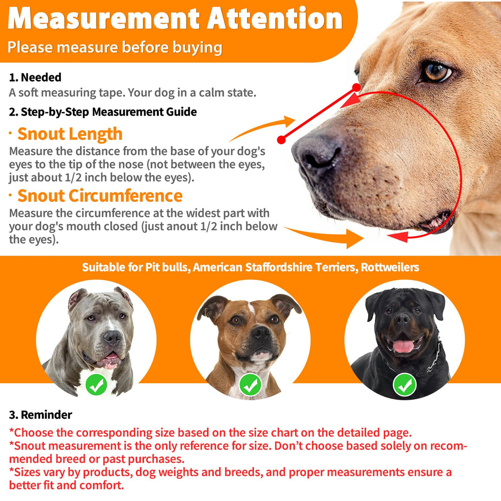 Mayerzon Muzzle cesta-diseño higienico para perros grandes