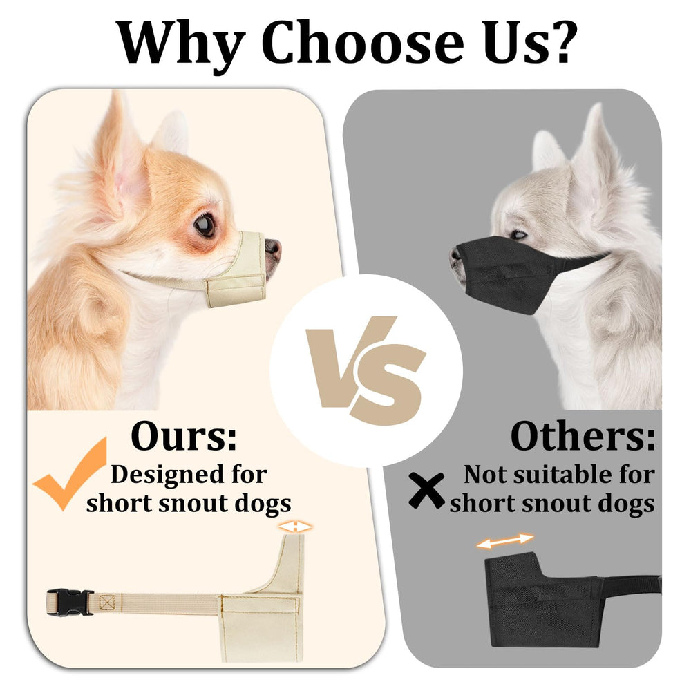 Mayerzon Muzzle Oxford ofrece durabilidad y fácil limpieza para uso diario.