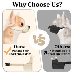 Mayerzon Muzzle Oxford ofrece durabilidad y fácil limpieza para uso diario.