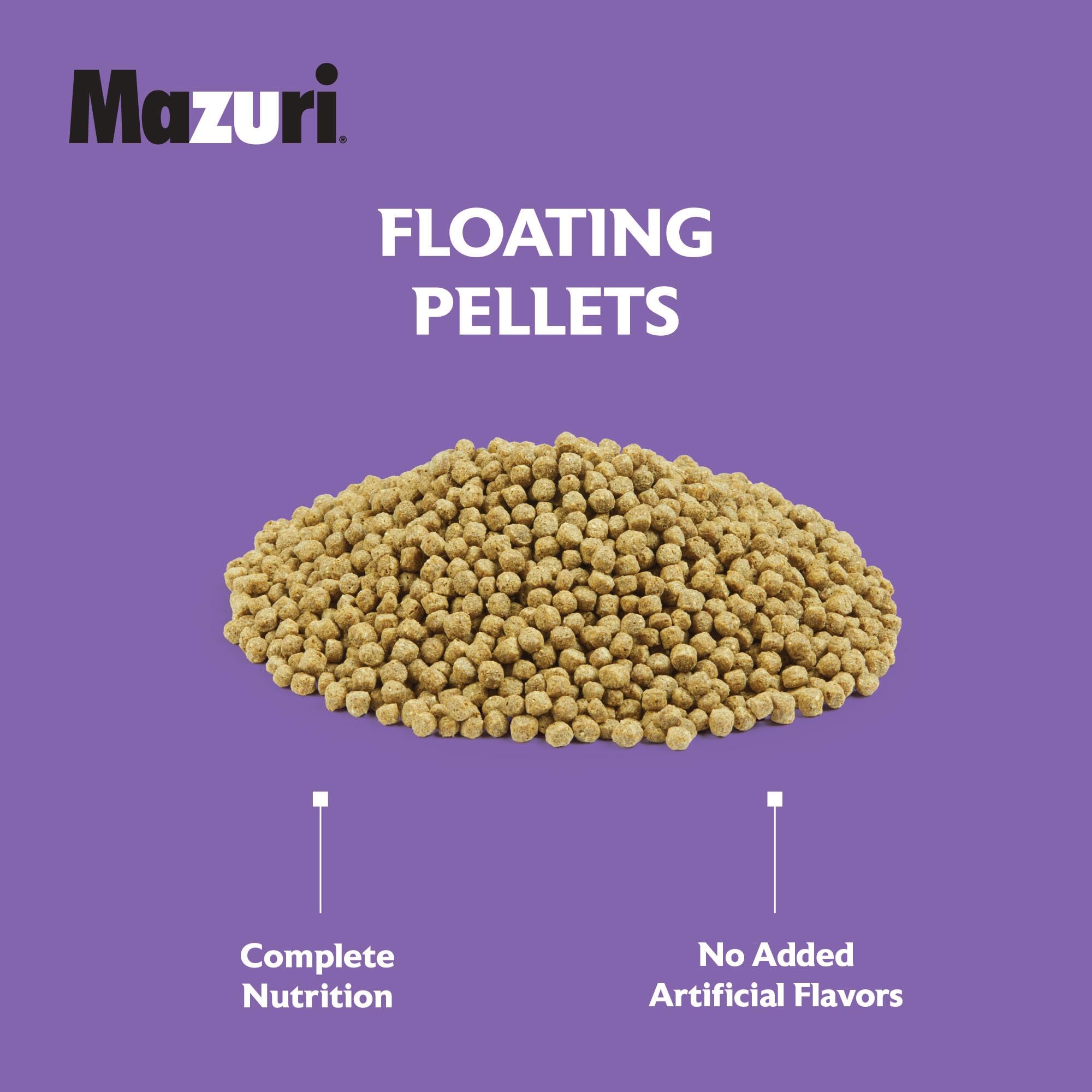 Mazuri Koi Platinum Nuggets germen de trigo para mejor digestibilidad.