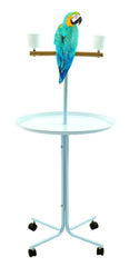 Mcage jaula aves 47 pulgadas con base de metal, base estable para loros grandes.