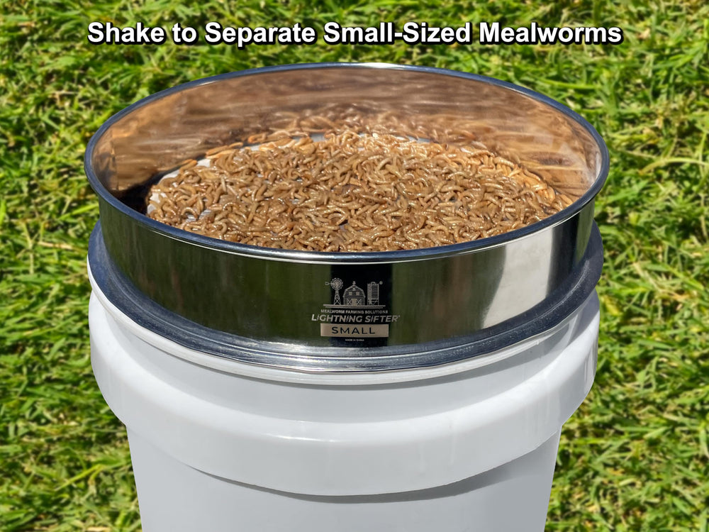 Mealworm Farming Solutions D-11 Sifter, acero inoxidable resistente y durable