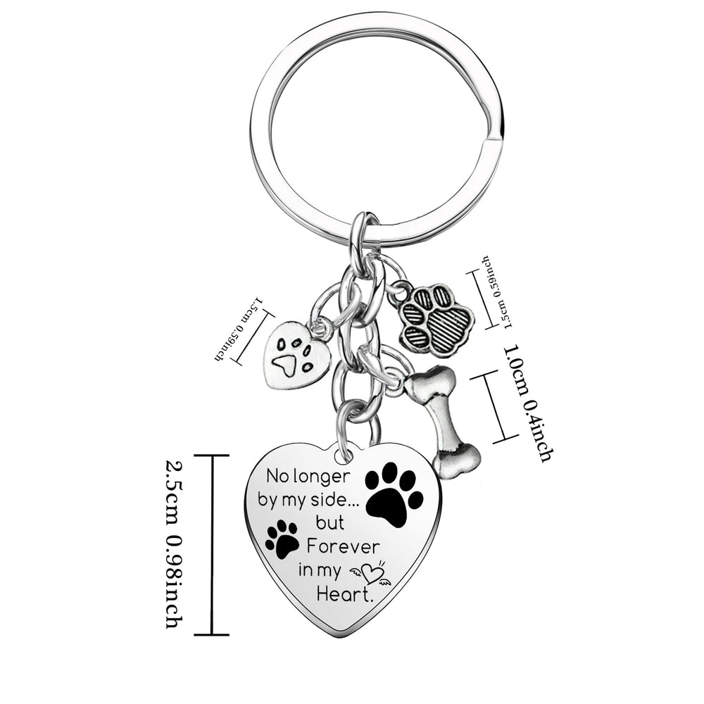 Mebvdebe llavero recuerdo perro en el corazón, perfecto regalo de consuelo.