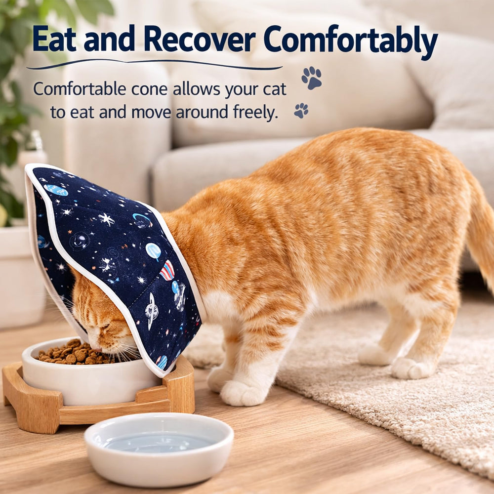 Mechpia collar cono gato duradero, material resistente para uso diario