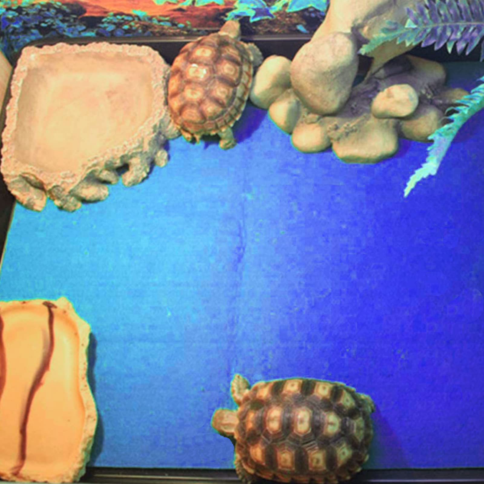 Mechpia seguridad para reptiles, material suave que cuida a las criaturas.