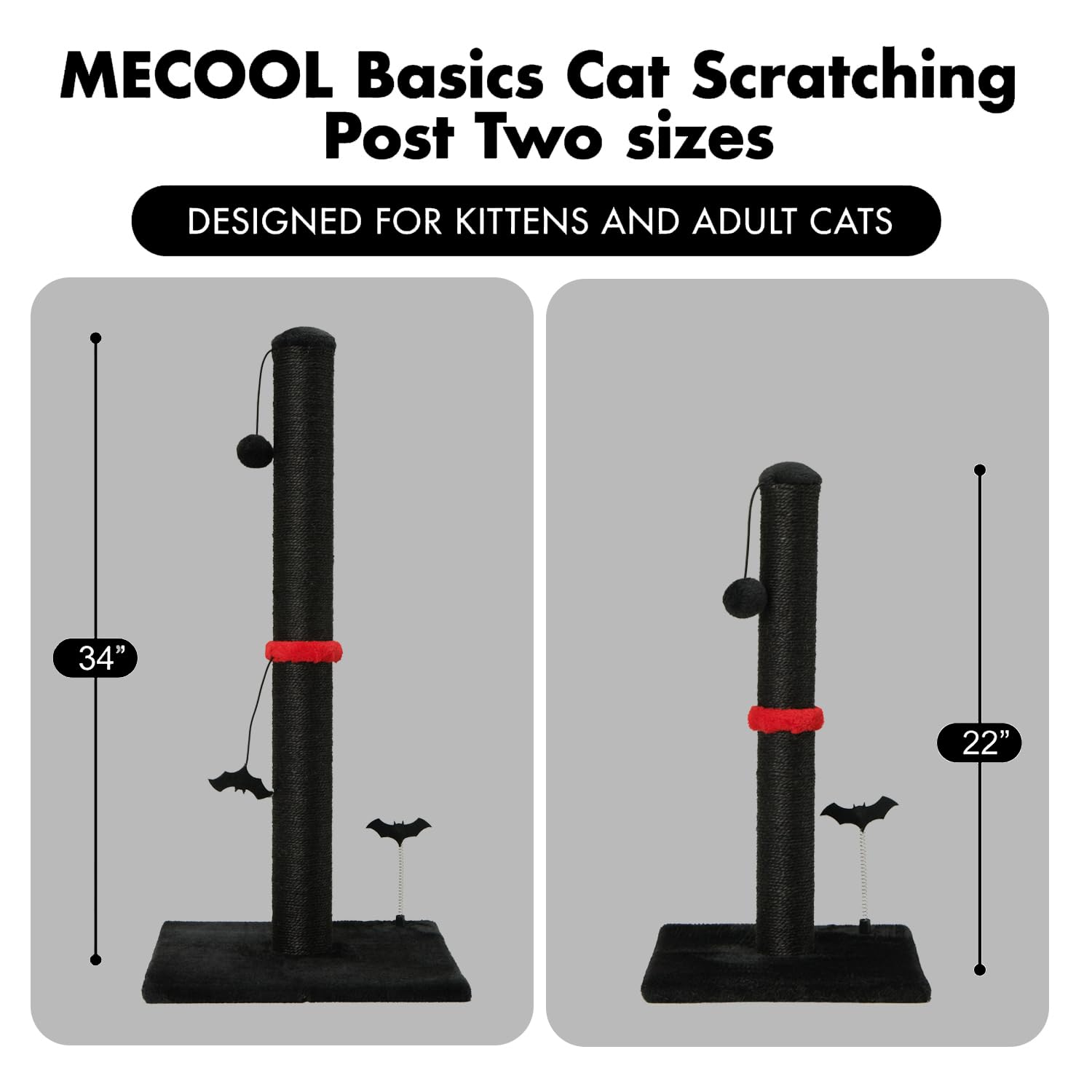 MECOOL rascador para gatos, atractivo y decorativo