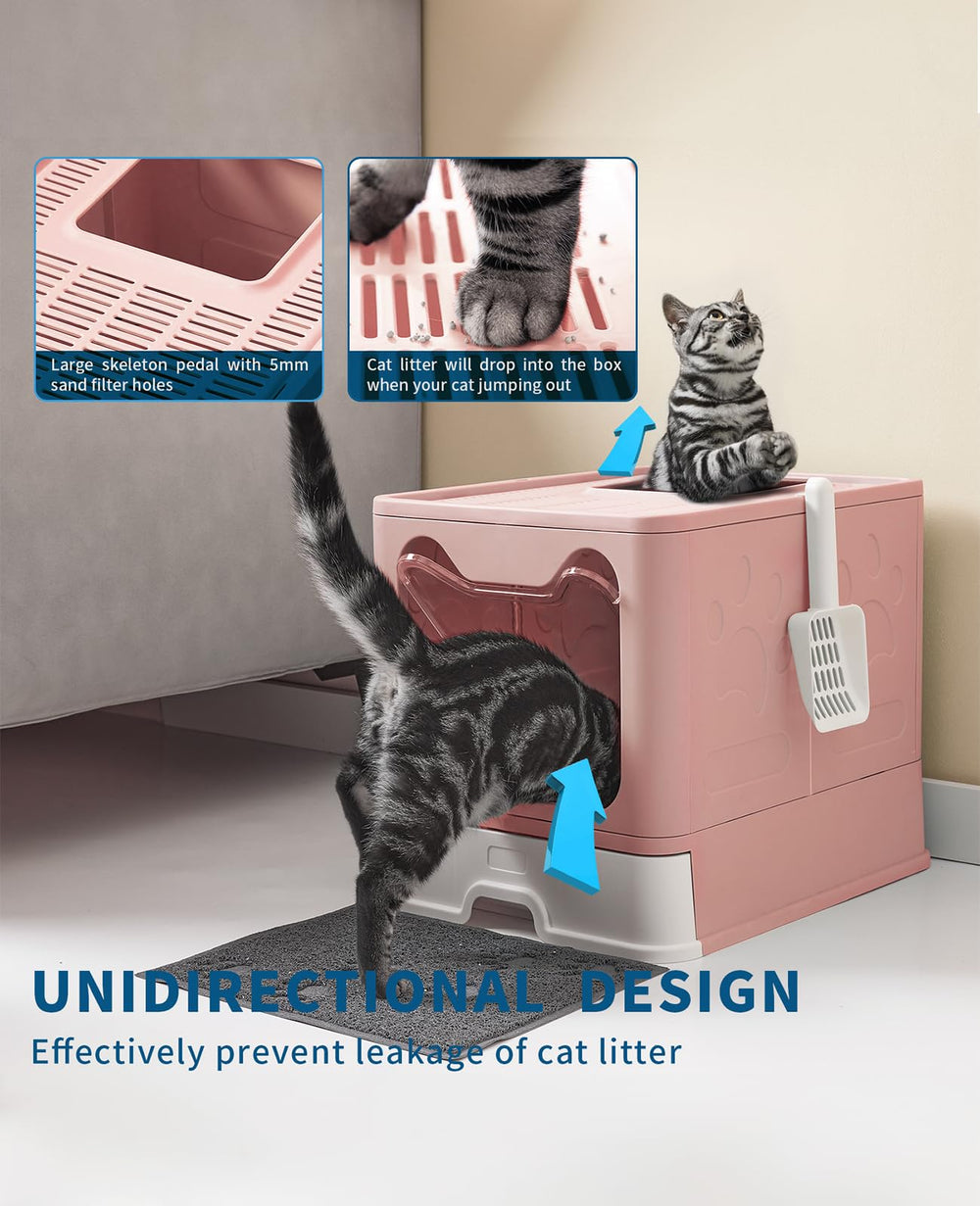 Medario diseño cerrado entrada-frontal: privacidad para la mascota y menos desorden
