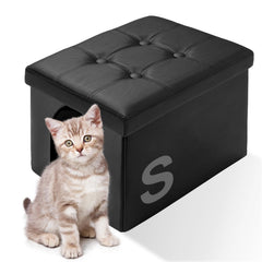 MEEXPAWS caja oculta para gato pequeño con privacidad y comodidad