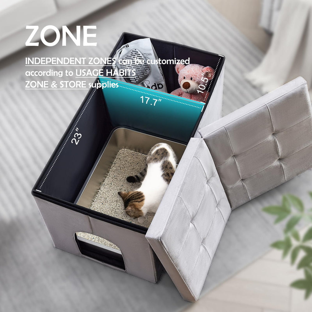 MEEXPAWS espacio interior amplio, ideal para cajas grandes.