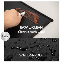 Interior impermeable MEEXPAWS para limpieza rápida