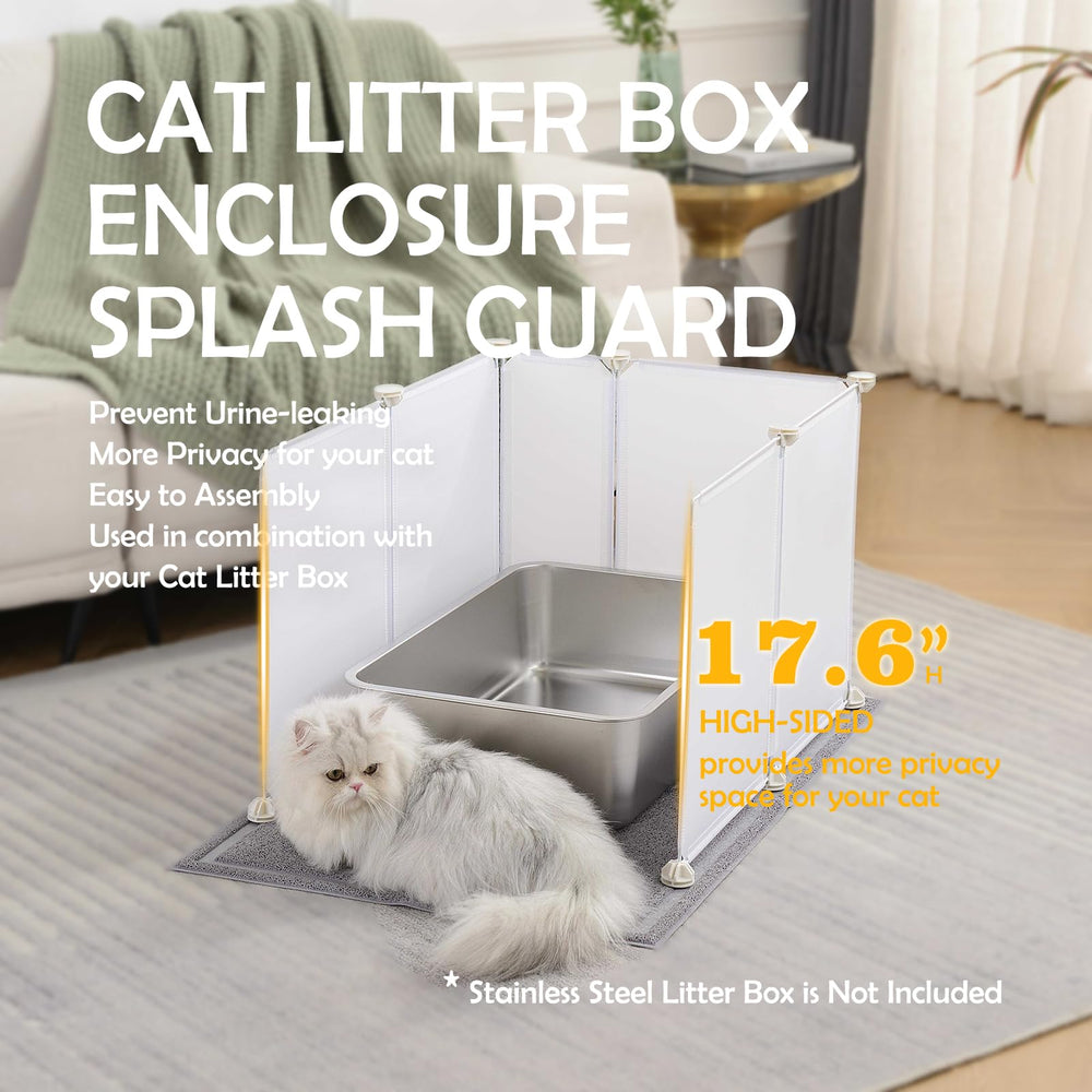 MEEXPAWS sistema de instalación ajustable para adaptar el protector a la caja de arena