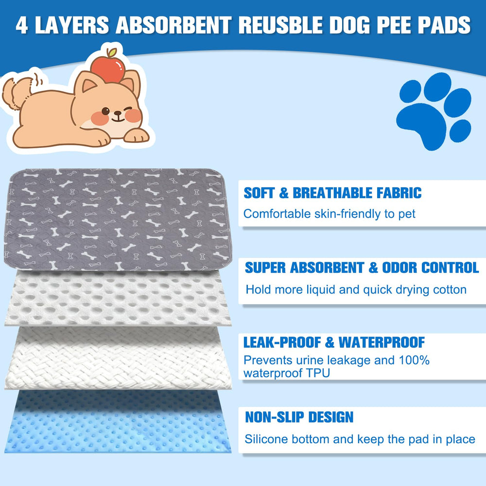 MeiAid PuppyPad protege muebles y suelos durante el entrenamiento diario.