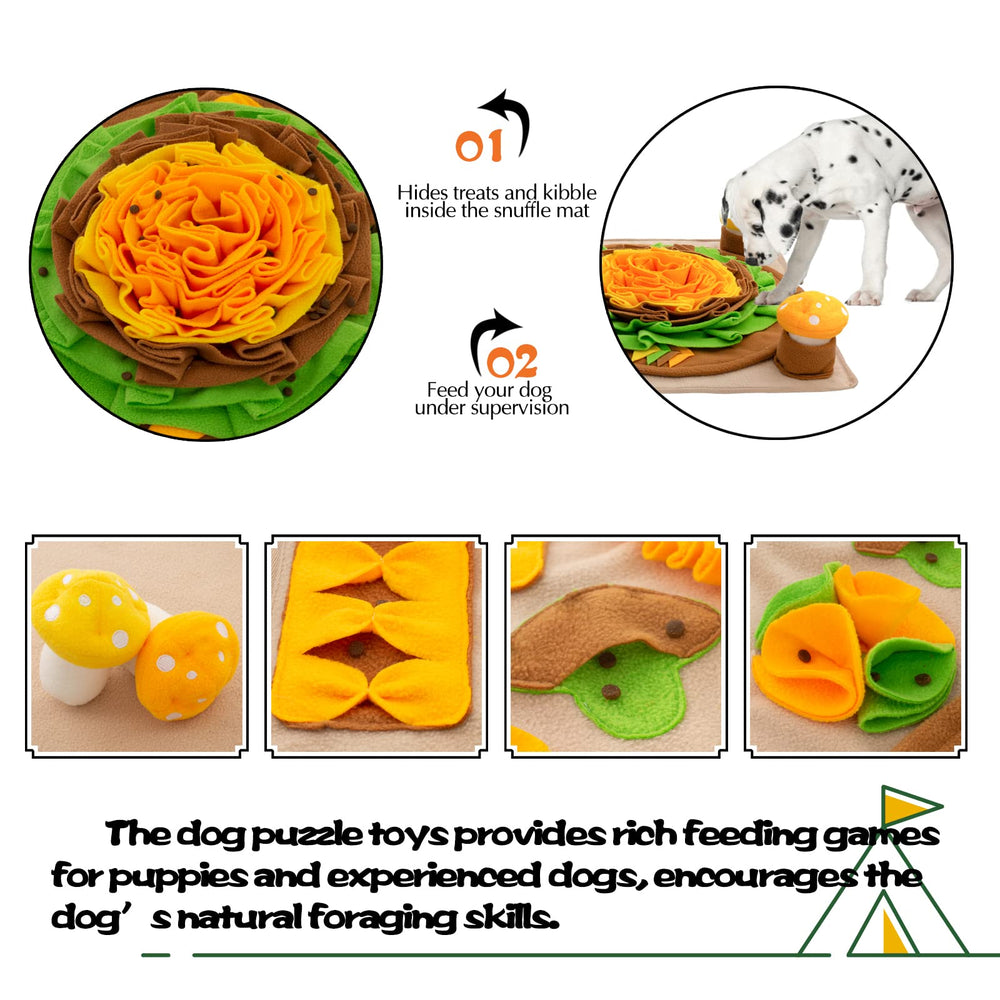 Meilzer Snuffle Mat diseño plegable con velcro para fijar.