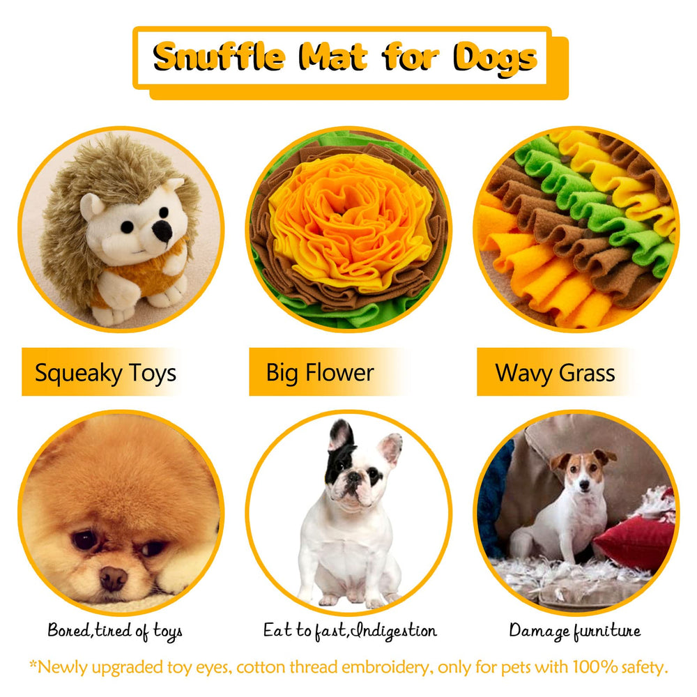 Meilzer Snuffle Mat con erizo parlante para jugar.
