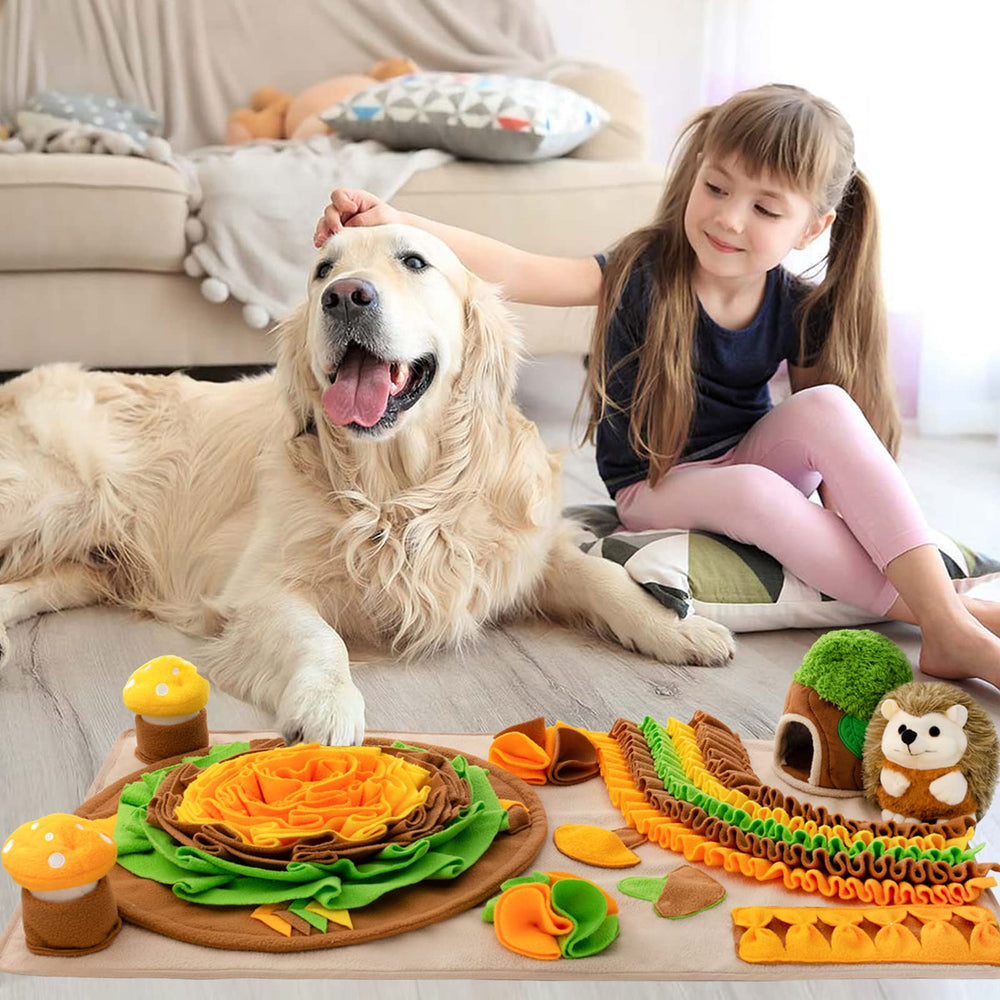 Meilzer Snuffle Mat lavable a máquina para limpieza fácil.