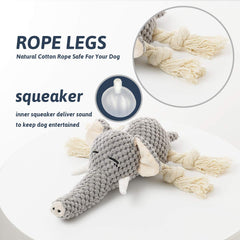MewaJump Peluche para perro en forma de ratón, estimulante y resistente para juegos.