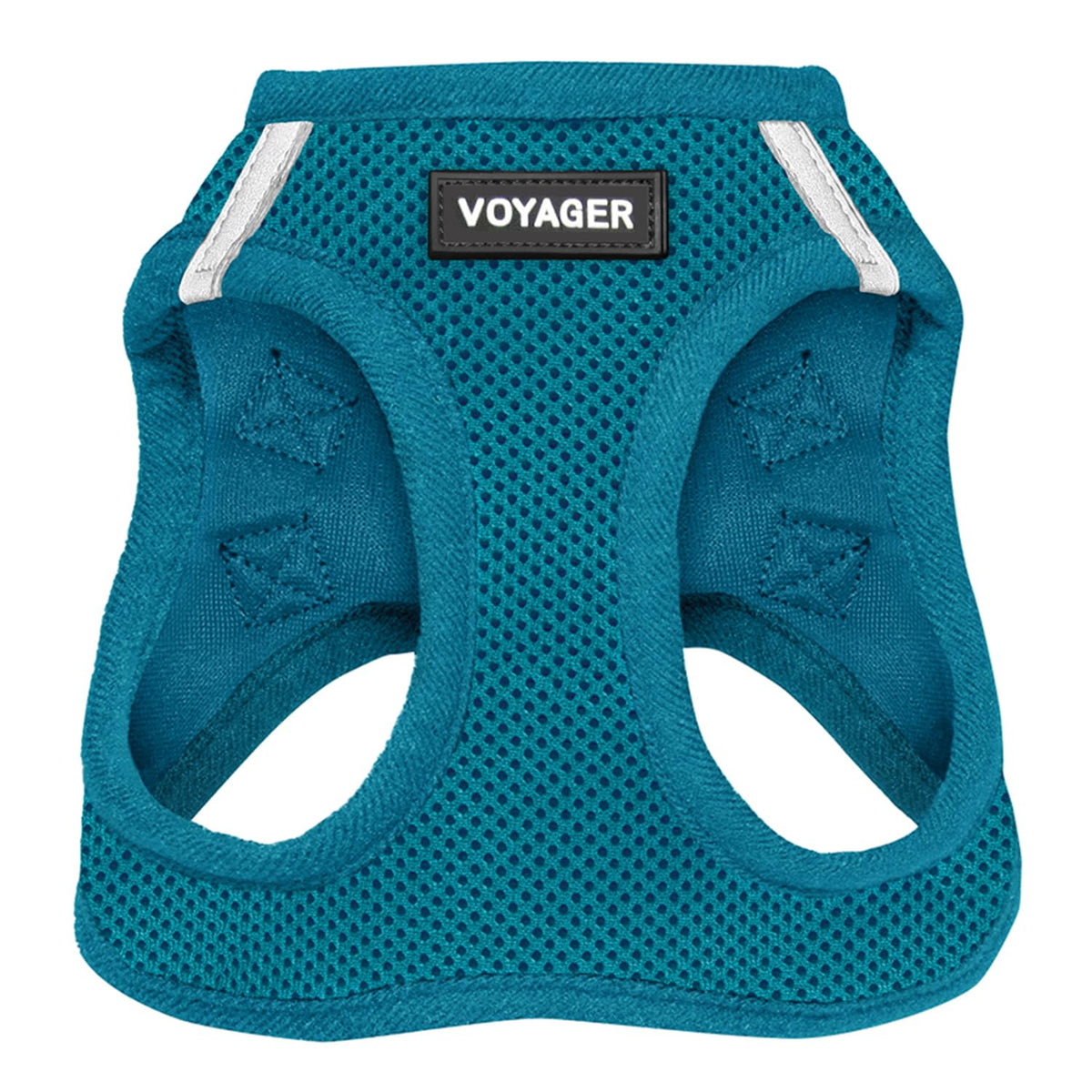 Arnés Voyager de Best Pet Supplies, paso de entrada turquesa, cómodo para paseos diarios.