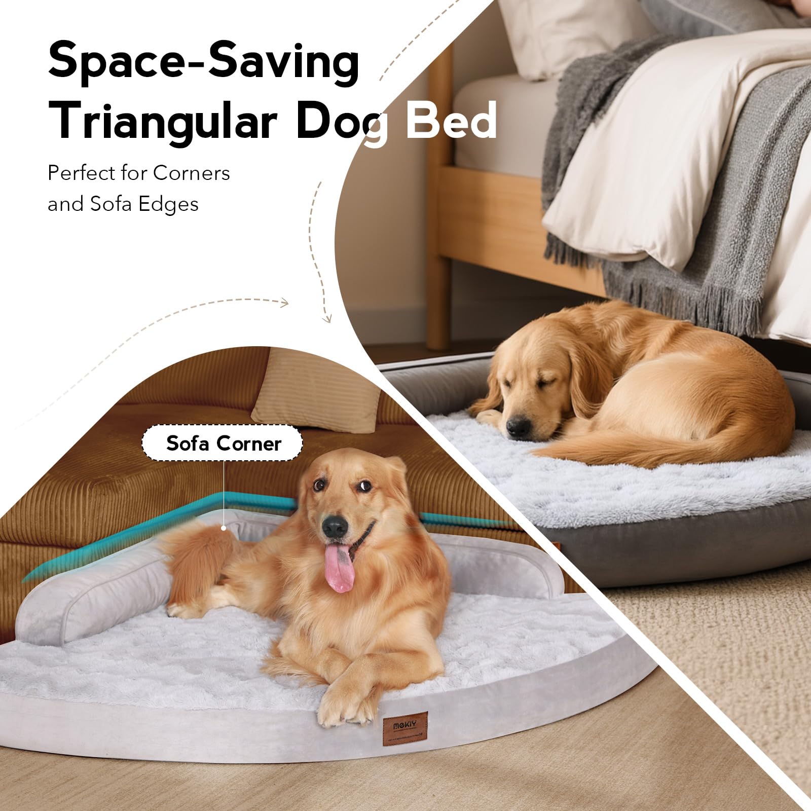 MEKIY cama para perro XL dimensiones espacio compacto