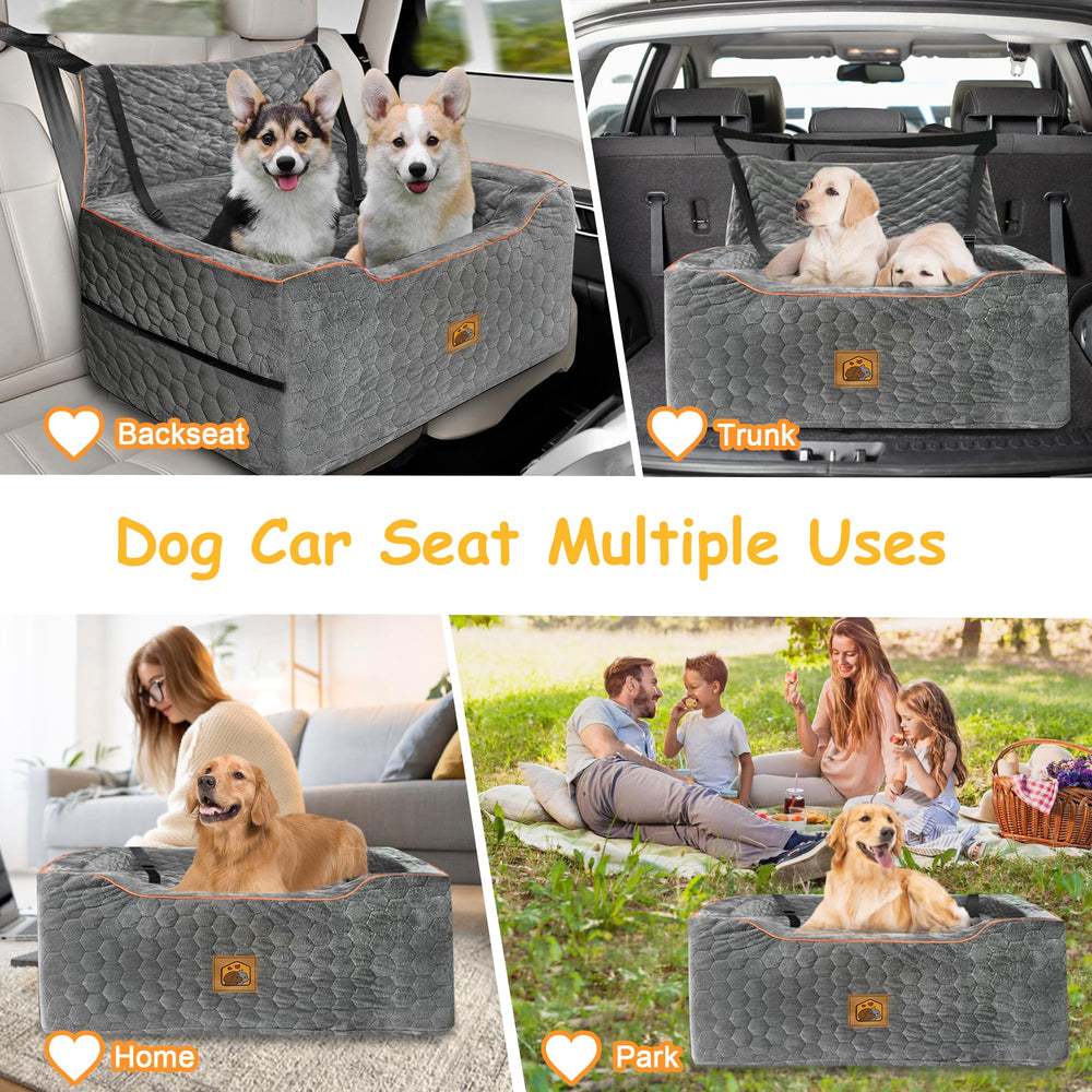 melafa365 asiento convertible en cama para viajes con perros