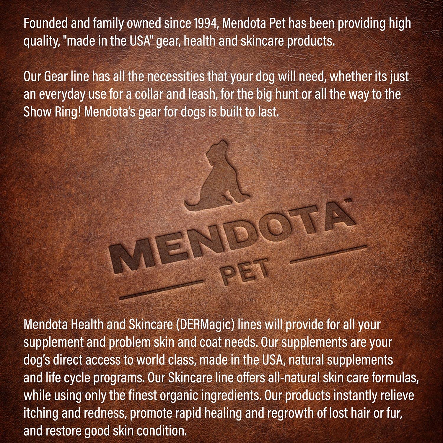 Mendota Slip Leash longitud de 6 pies para mayor control