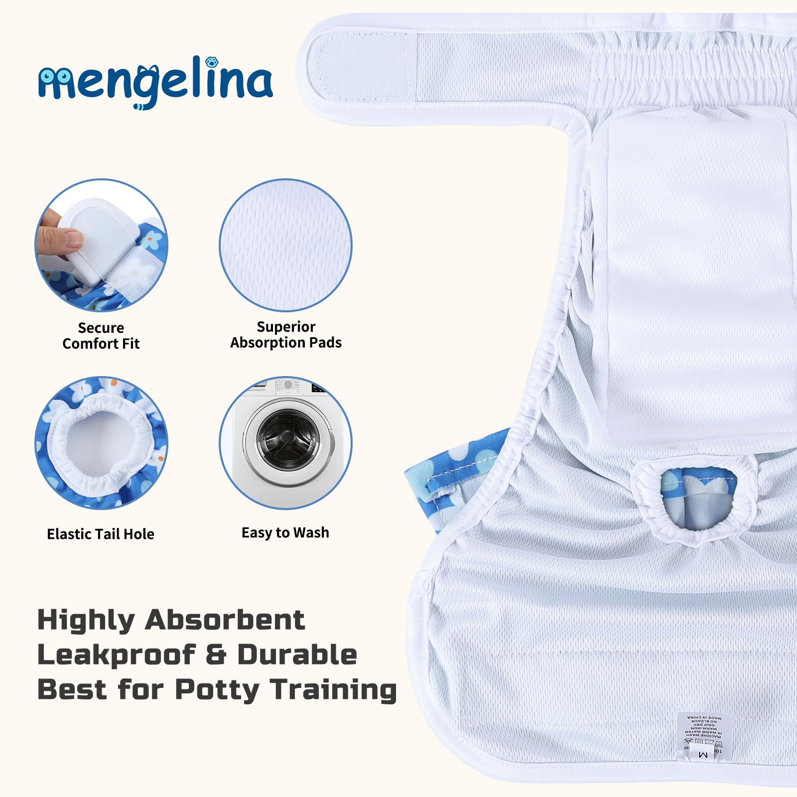 Mengelina – fermeture velcro réglable pour un ajustement rapide et sûr