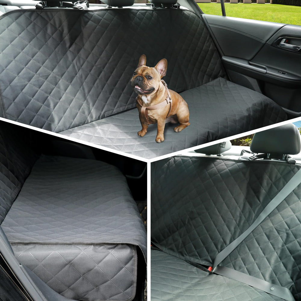 Meolsaek Cubre Asiento Trasero compatible con SUV y coches, instalación rápida.