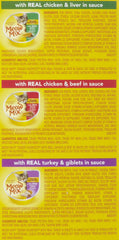 Meow Mix Market Select empaque de 12 porciones, practica para la dieta diaria