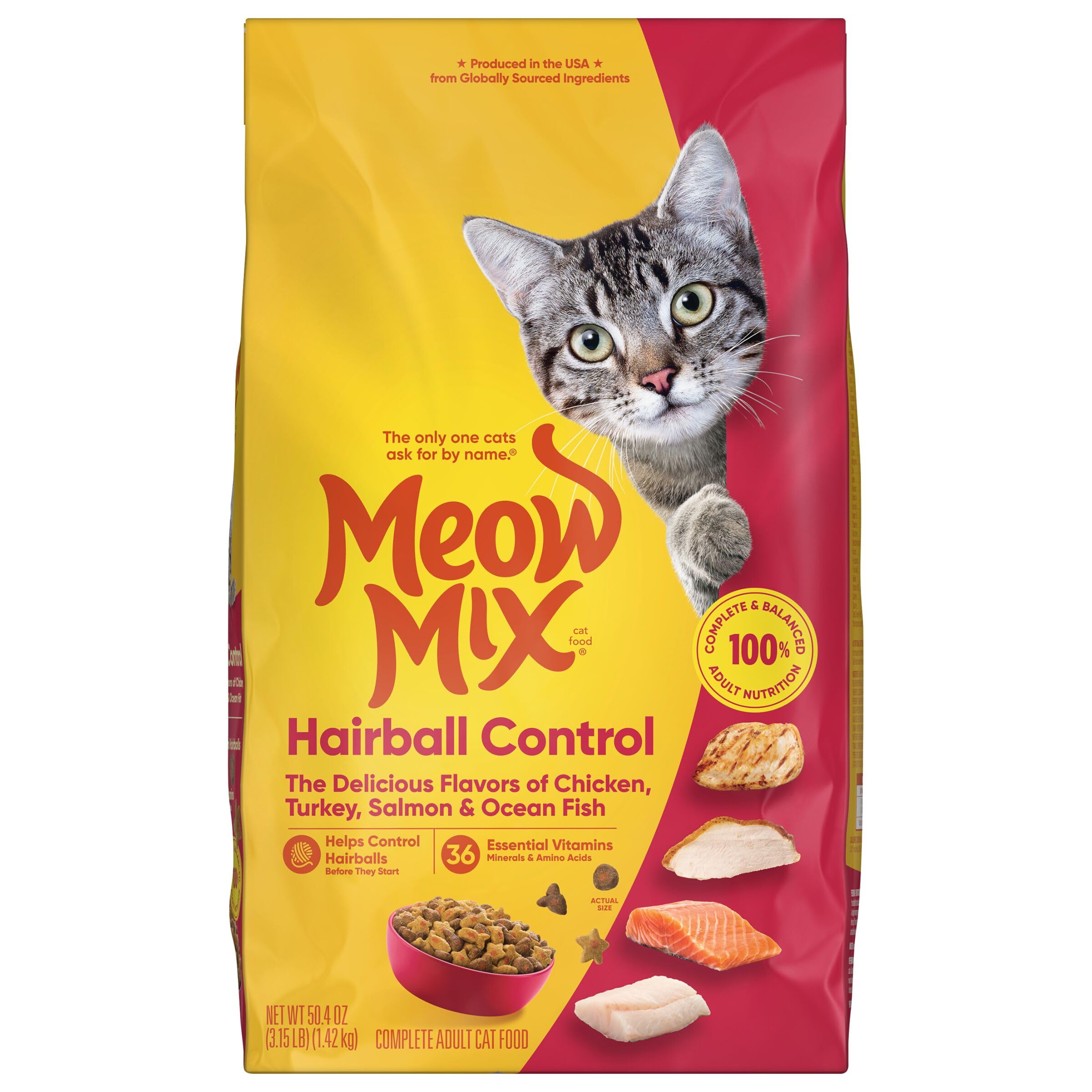 Meow Mix, nutrientes y antioxidantes para la dieta.