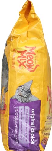 Meow Mix Original Choice: aroma sabroso al servir la comida.