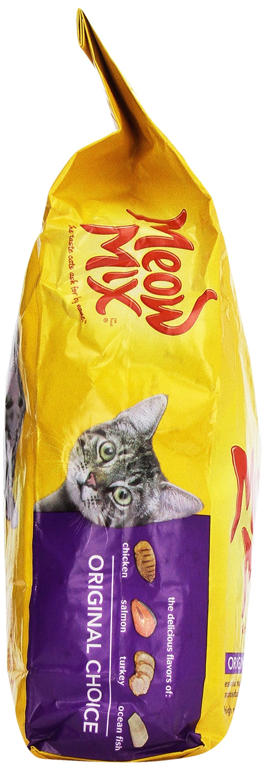 Meow Mix Original Choice: ingredientes seleccionados para nutrición equilibrada.