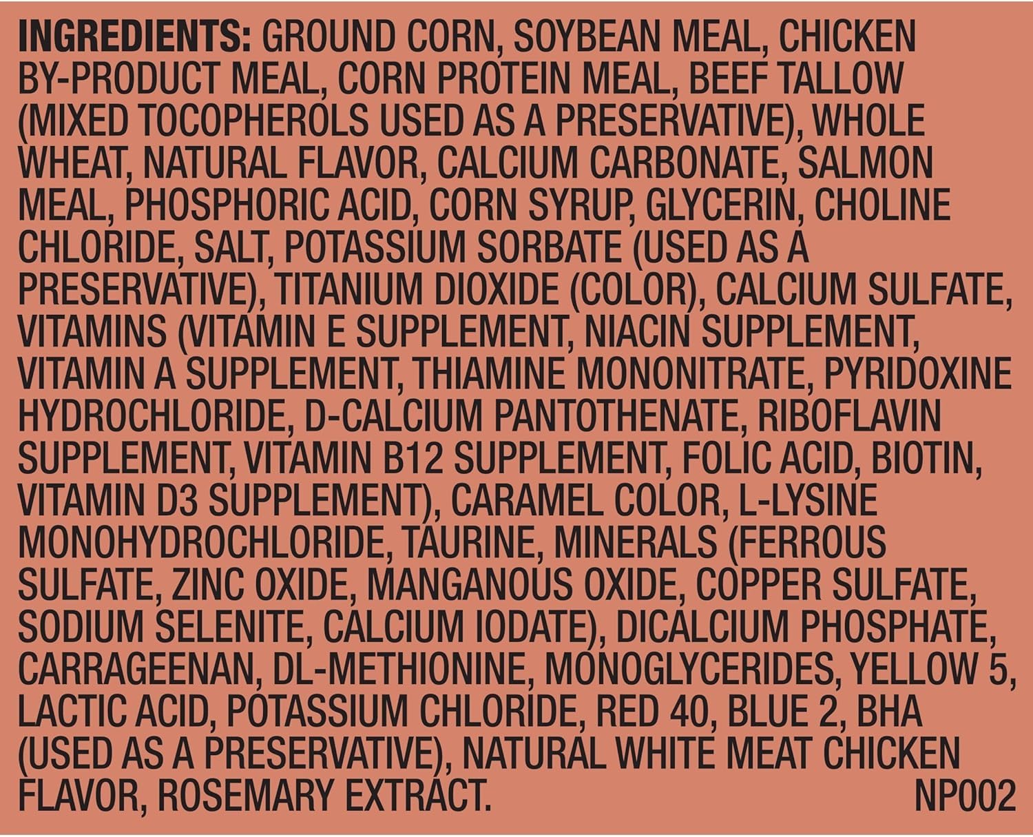 Meow Mix Tender Centers con Basted Bites, producido en EE. UU. con ingredientes globales.