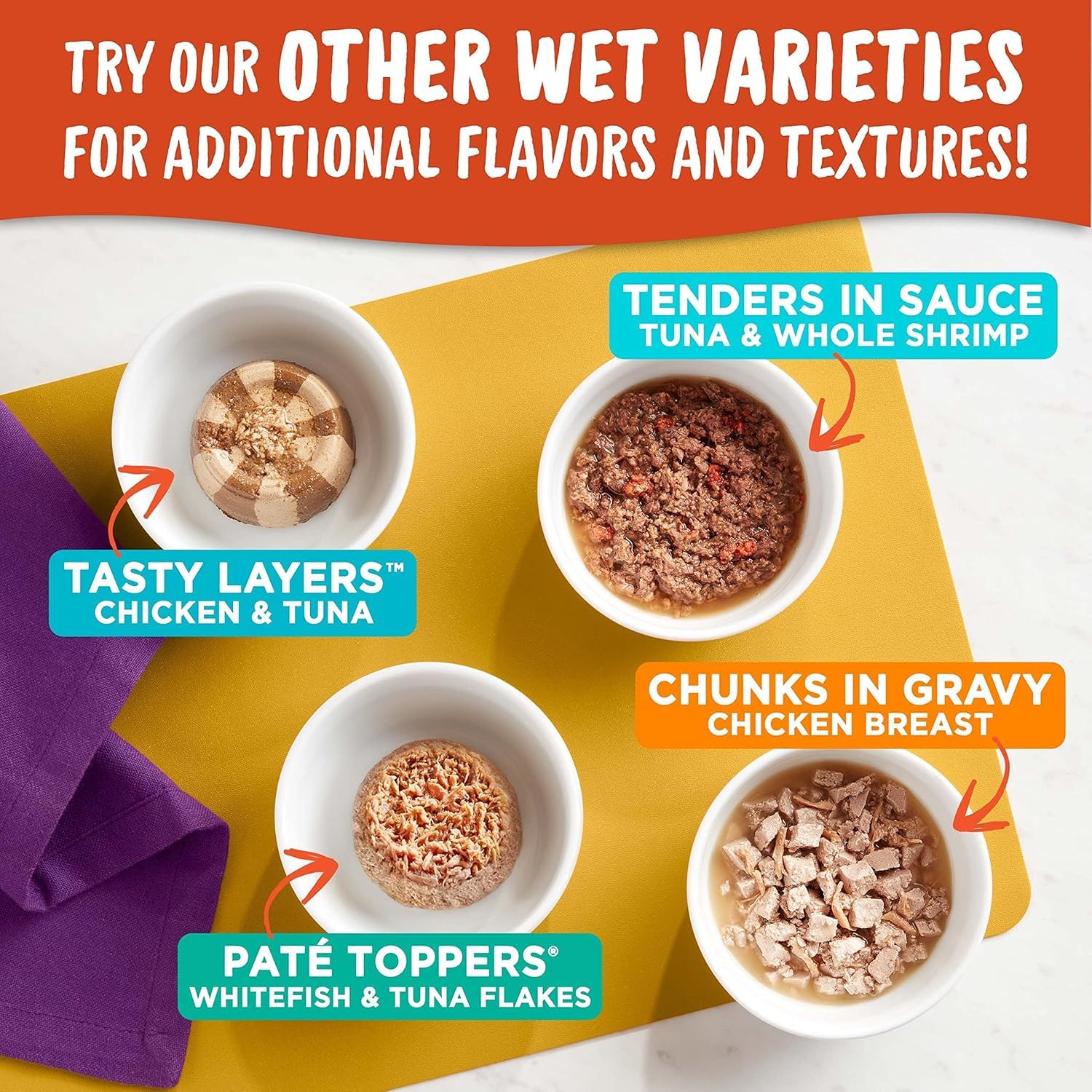 Meow Mix Tenders con tapa desprendible, acceso rápido sin abrelatas