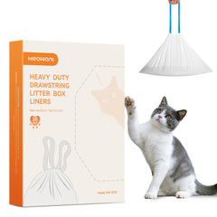 Bolsas Meowant para caja de arena automático, resistentes para contener arena de gatos.
