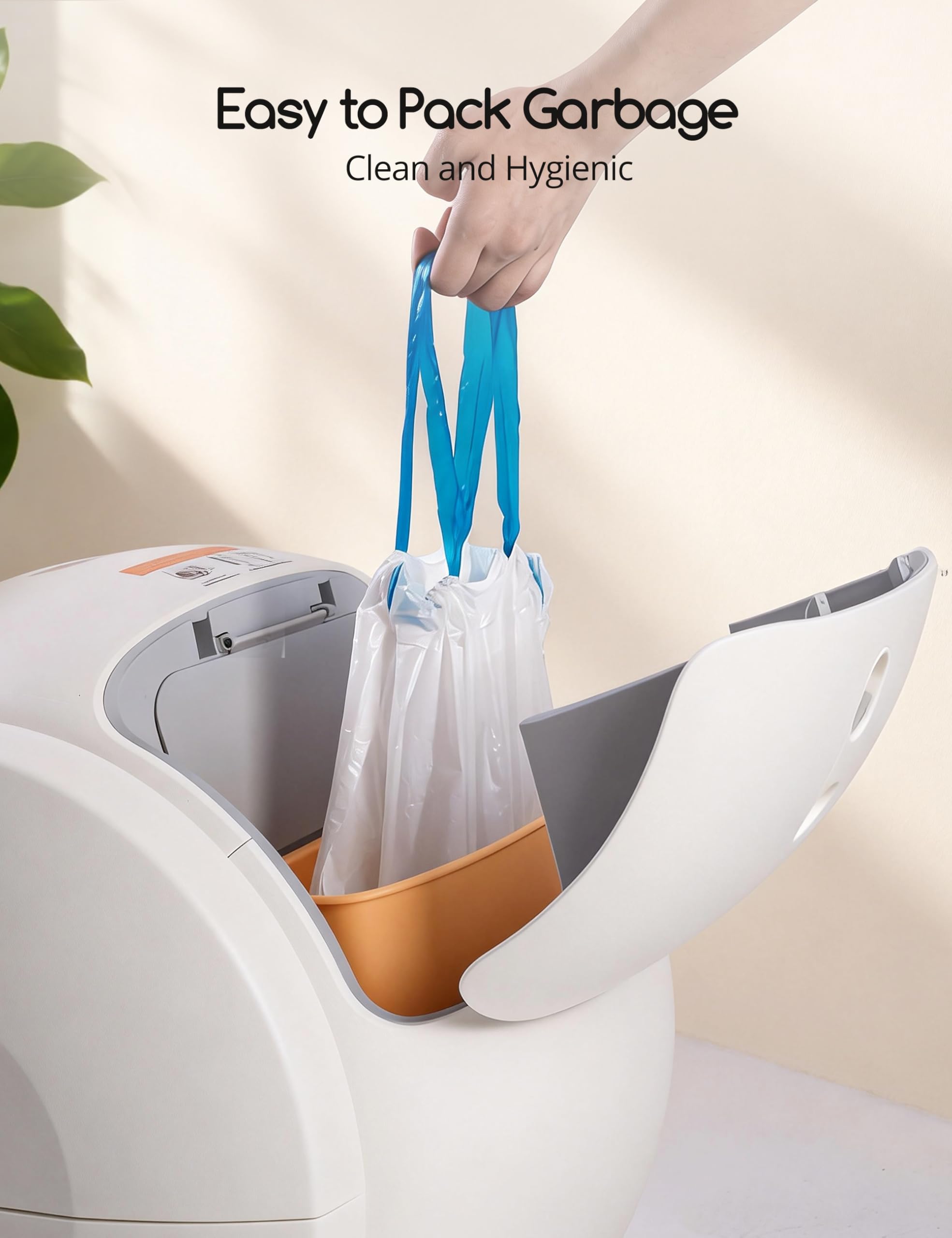Bolsas Meowant pre-cortadas para reemplazo rápido y cómodo.
