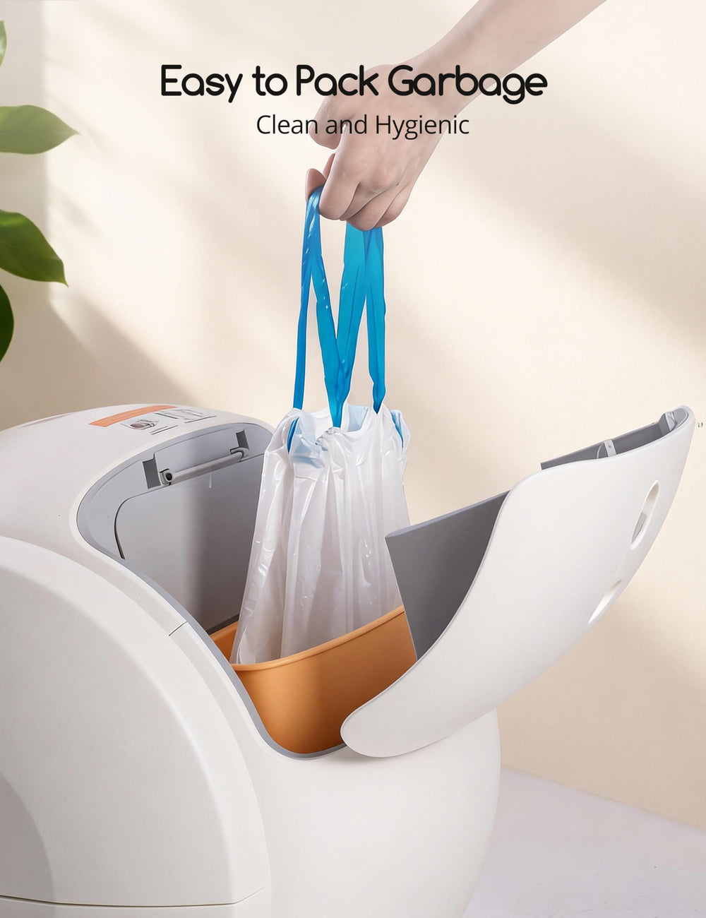 Bolsas Meowant pre-cortadas para reemplazo rápido y cómodo.