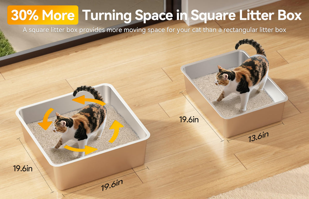 Modo 3 en 1 Meowant para privacidad, limpieza y versatilidad.