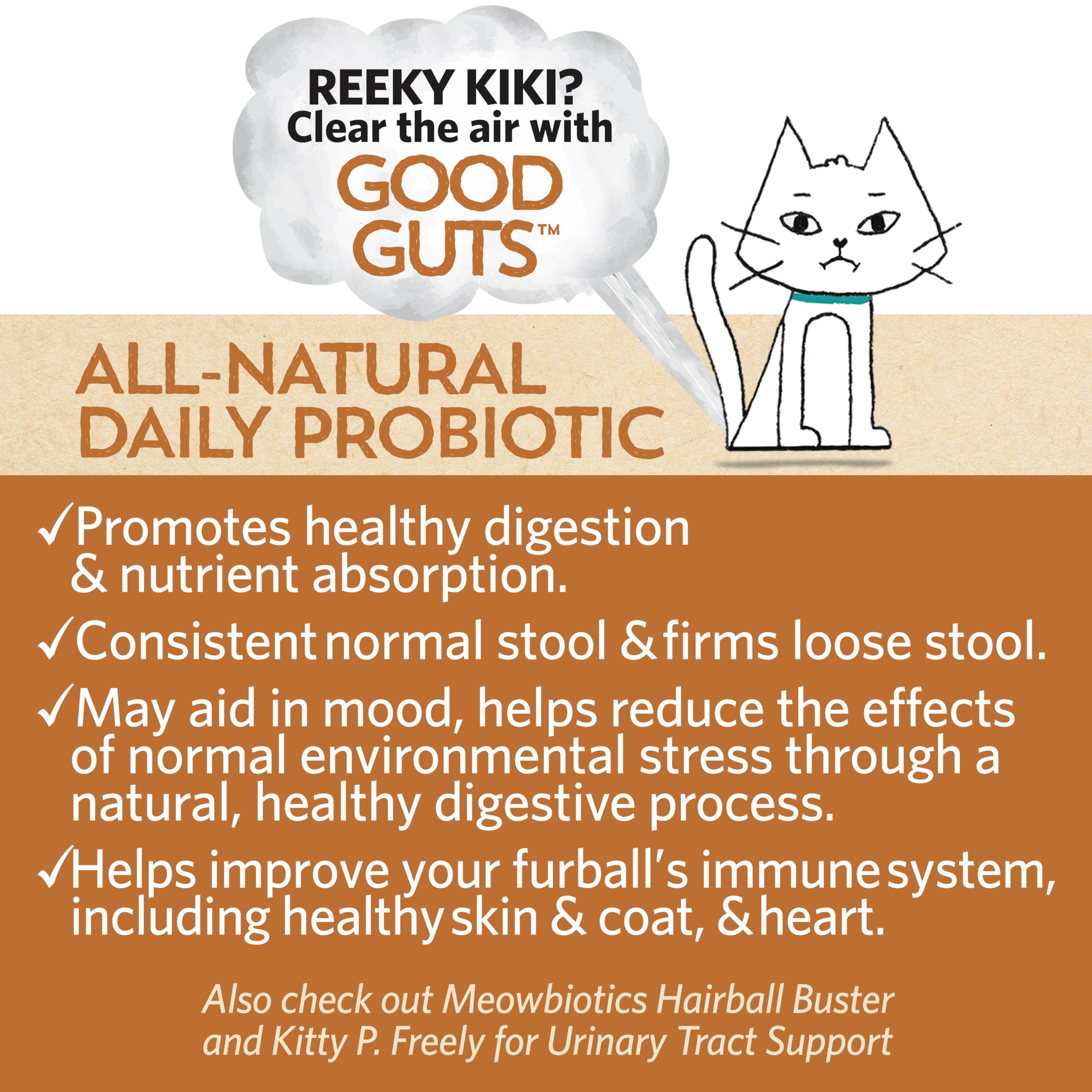 Meowbiotics Buen Digestivo: dosificador para espolvorear en la comida