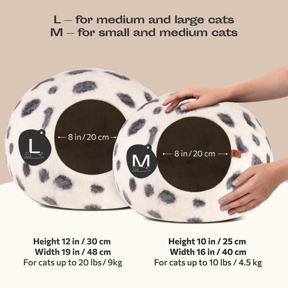 MEOWFIA Cueva para gato: exterior elegante que se integra a la habitación.