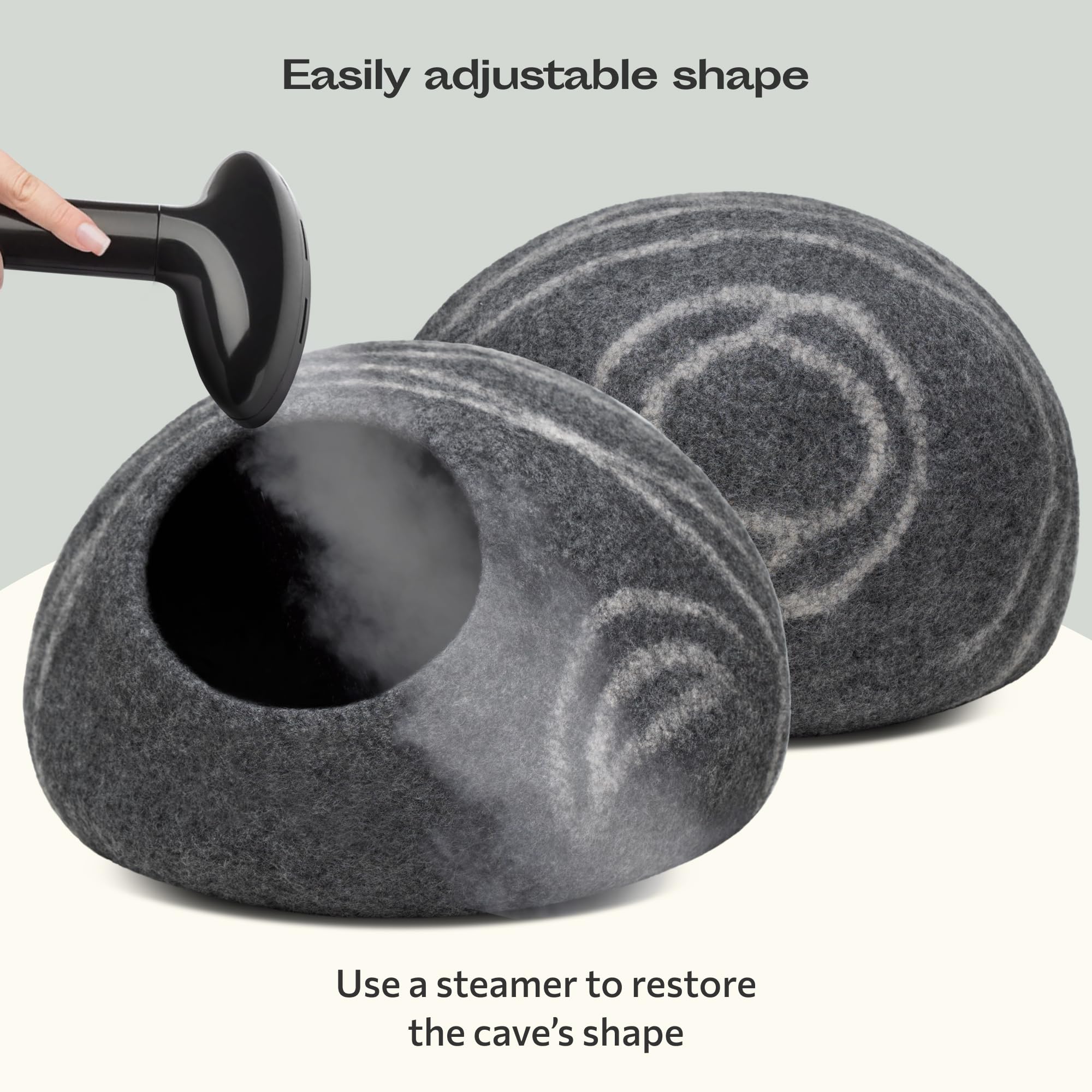 Cueva Meowfia grande, ideal para gatos de tamaño grande.
