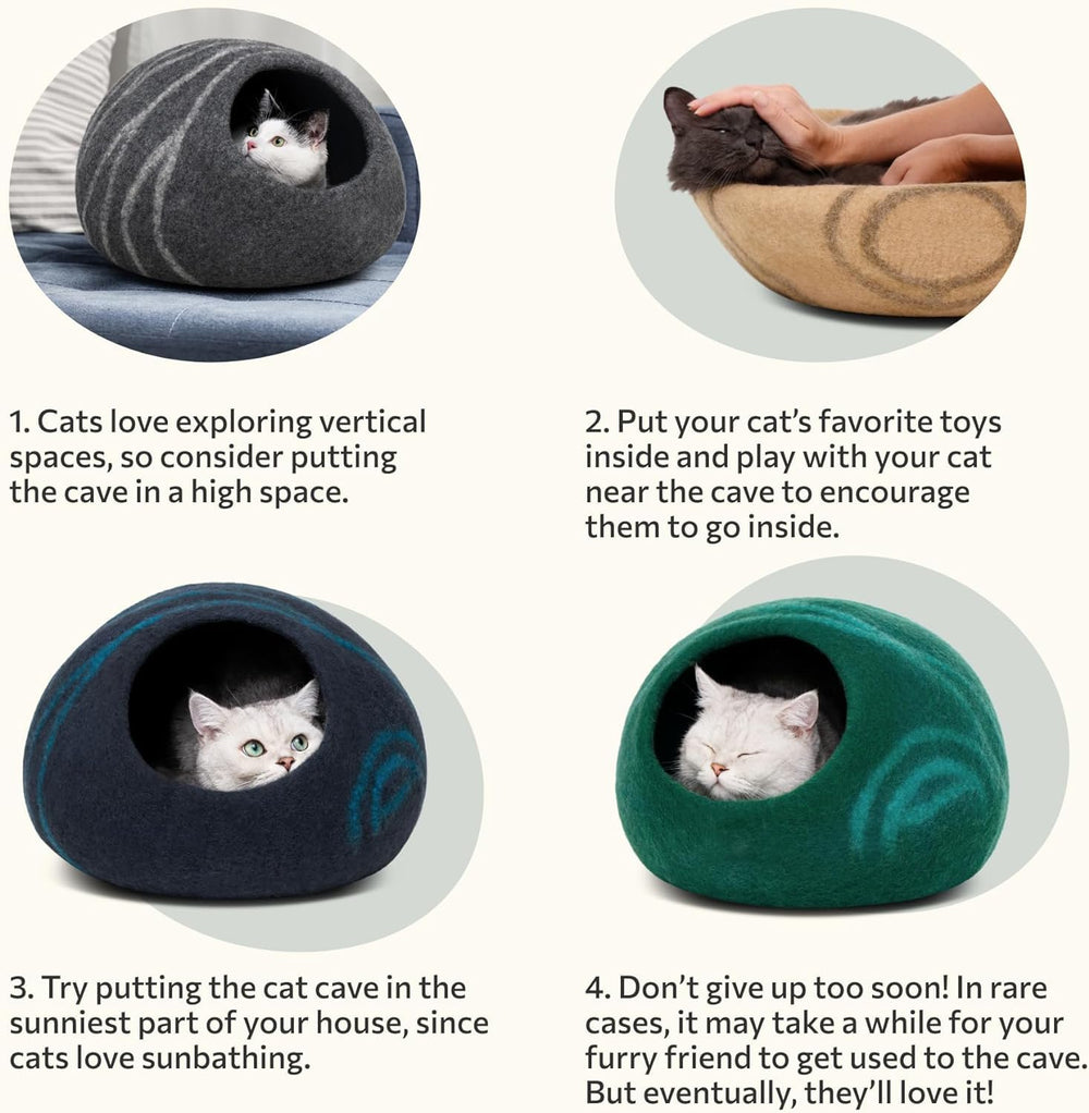 MEOWFIA Cama Gato – disponible en varias tallas para adaptarse a pesos diferentes.